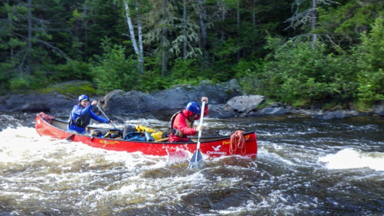 Whitewater paddling
